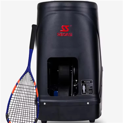 Automatic Squash Ball Machine-APP/Remote Control 80-Ball Capacity Dual Power Heated Durable ABS Metal for Indoor/Outdoor