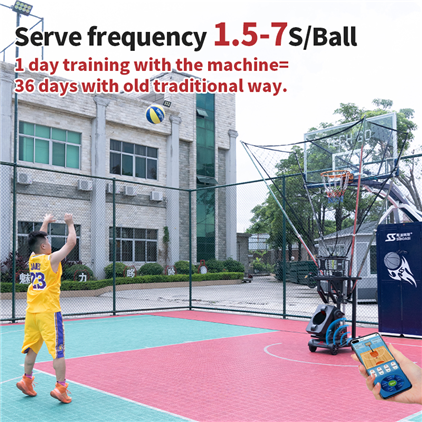 SIBOASI Intelligent Basketball Equipment Best K2101A SIBOASI Basketball Shooting Machine Trainer for Sale