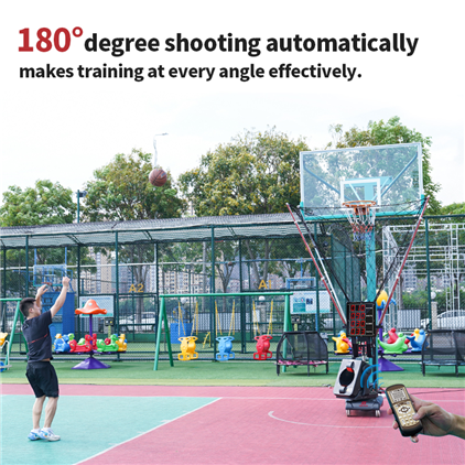 SIBOASI K2100A Smart Versatile Portable Basketball Shooting Machine Machine Outdoor Basketball Shooting Return Machine